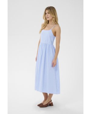 Saint Tropez Kleid Elmikosz Kleid Gerade Passform - Blau