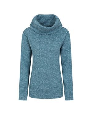 Mountain Warehouse Damen/Damen Cowl Neck Fleece Top - Blau