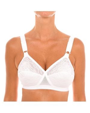 Playtex P0165 Bügelloser Und Ungefütterter Spitzen-Bh Für Frauen Für Eine Natürliche Unterstützung Der Büste - Weiß