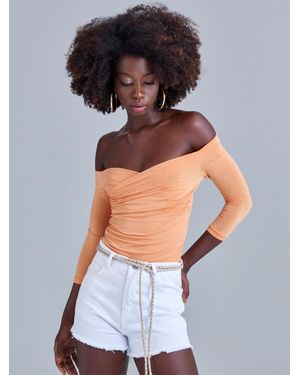 Rivus Body Mit U-Boot-Ausschnitt - Orange