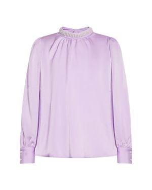 faina Bluse Damen Flieger - Lila
