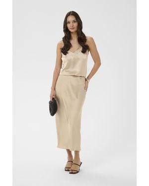 Kaffe Rock Kalotte Rock Tight Fit - Natur