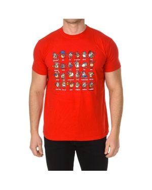 Kukuxumusu Music Kurzarm-T-Shirt Für Männer Mit Rundhalsausschnitt - Rot