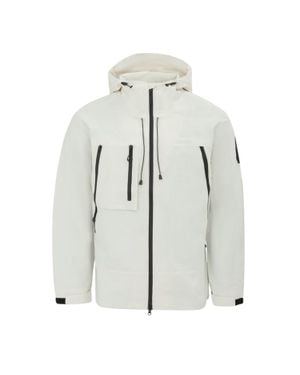 Firetrap Windjacke Für Herren, Mit Kapuze, Winddicht - Grau
