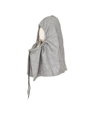 Buff Kapuze Mit Kordelzugkragen Aus Leichtem Stoff 58500 - Grau