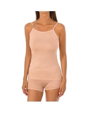 Q En Damen Spitzen T-Shirt Q-En700 - Natur