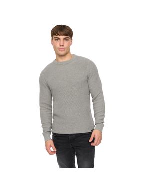 Crosshatch "Jampster" Sweatshirt Für Herren, Rundhalsausschnitt, Jerseyware - Grau