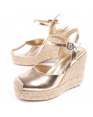 Montevita Balenci Wedge Espadrille - Mettallic