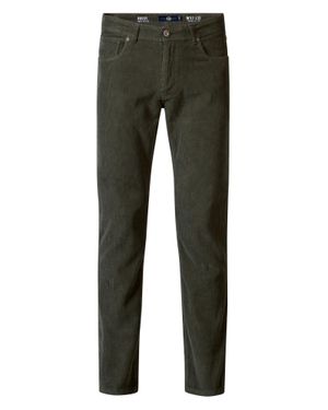 Petrol Industries Russel Cords Regular Tapered Fit-Hose Wrangell Herren - Grün