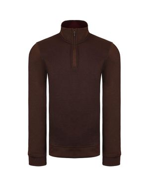 Ted Baker Bits Herren Strukturierter Pullover - Braun