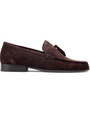 Sole Rod Tassel Loafer Schuhe - Braun