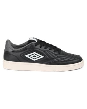 Umbro Clayton Leder/Castlerock/Weiß Sneaker - Schwarz