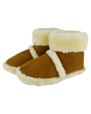 Slipper Snob Herren Slipper Booties Mit Weicher, Gepolsterter Sohle - Natur
