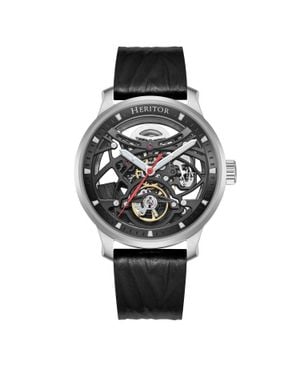 Heritor Marcell Skeleton-Dial Automatik-Uhr - Mettallic