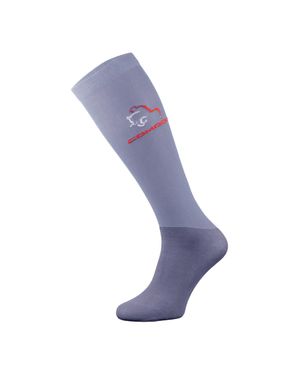 Comodo 1 Pack Damen Mikrofasersocken Bis Zum Knie Für Reitsport - Lila