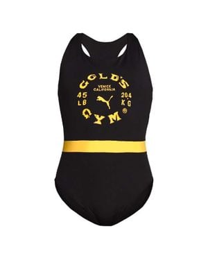 PUMA X Golds Gymnastik Bodysuit - Schwarz