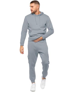 Enzo Herren Cargo Joggers - Blau
