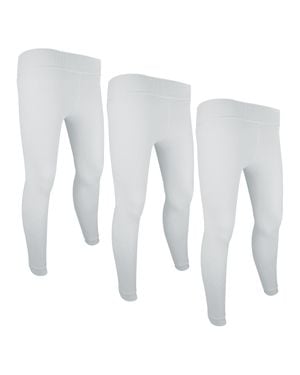 THMO 3Er Pack Damen Thermo Leggings Für Den Winter - Weiß