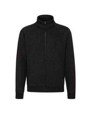 Fruit Of The Loom "Premium" Sweatjacke Für Herren - Schwarz