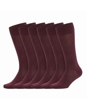 Kisses&Love 6 Paar Herren Exekutive Socken Kl66030 - Lila