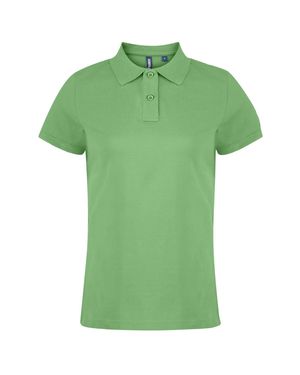 Asquith & Fox Unifarbenes Poloshirt - Grün