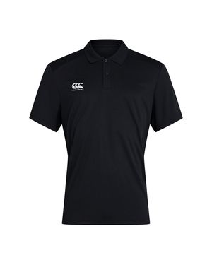 Canterbury Herren Club Dry Polo Shirt - Schwarz