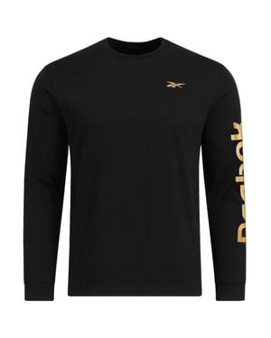 Reebok Shine Herren Oberteil - Schwarz
