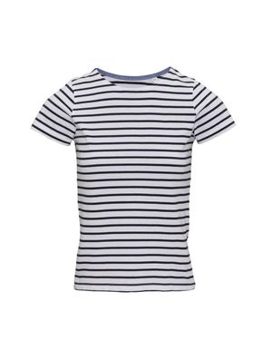 Asquith & Fox Coastal Kurzärmelige Marinière - Blau