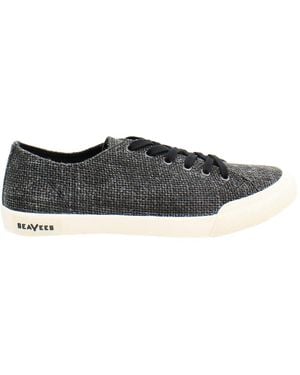 Seavees Monterey Raffia Damen Schuhe - Schwarz
