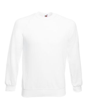 Fruit Of The Loom Herren Raglan-Ärmel Belcoro Sweatshirt - Weiß