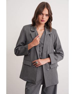 MixRay Anzugblazer - Grau