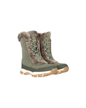 Mountain Warehouse Damen Schneestiefel "Ohio" (Khakigrün) - Grau