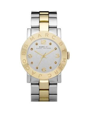 Marc Jacobs Mbm3139 Amy Silber Zweifarbige Damenuhr - Mettallic