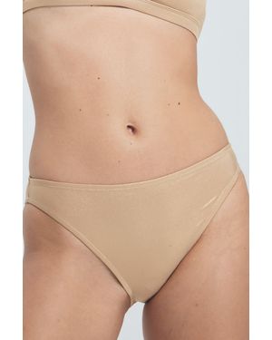 Herita Vergoldete Bikinihose - Natur