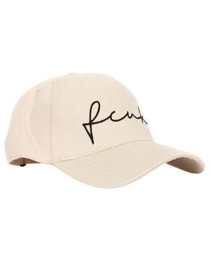 French Connection "Fcuk" Baseball-Mütze (Steinfarben) - Natur