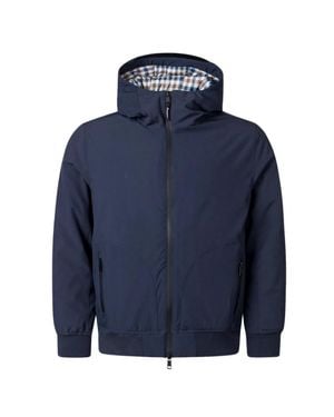 Aquascutum Herren Active Kapuzenjacke (Marineblau)