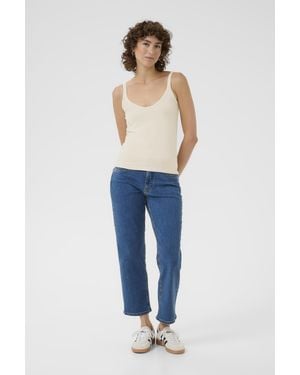 Part Two Jerseytop Neliepw Slim Fit - Blau