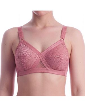 Playtex Damen Drahtloser Crossover-Bh Ap00556 - Pink