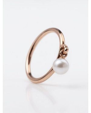 PANDORA Ring Roségold - Weiß