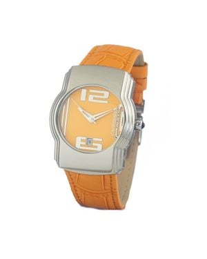 Chronotech 7279M07Ac Lederarmbanduhr - Mehrfarbig