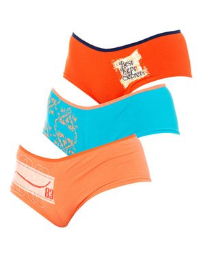 Marie Claire Pack-3 Bundfaltenhosen Mit Effektivem Halt 84084 Frauen - Orange