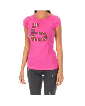 Armand Basi Kurzarm-T-Shirt Mit Rundhalsausschnitt Für Frauen Adm0083 - Rot