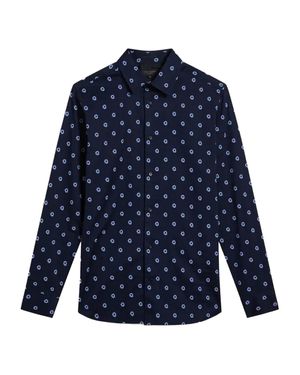 Ted Baker "Kyme" Hemd Für Herren Langärmlig (Marineblau)