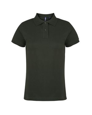 Asquith & Fox Unifarbenes Poloshirt - Grün