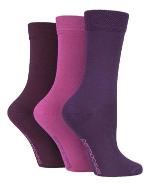 Permacool Atmungsaktive, Feuchtigkeitsableitende Anti-Schweiß-Socken Für Heißes Wetter - Lila