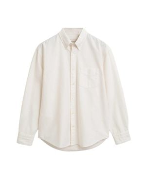 GANT "Heritage" Hemd Für Herren, Langärmlig (Cremefarbe) - Weiß