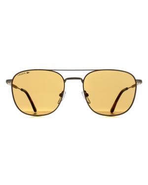 Lacoste L269S 710 Goldbraune Sonnenbrille