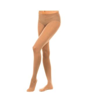 Jolie Folie Selene 50 Denier Elastische Und Strapazierfähige Mikrofaser-Blickschutzstrumpfhose - Natur