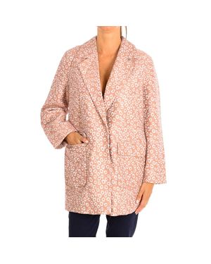 Karl Marc John Langärmelige Lange Jacke 9009 Damen - Pink