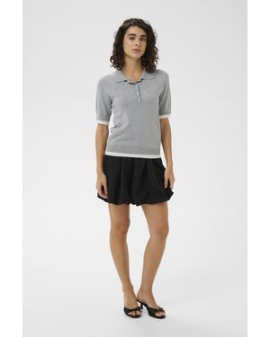 Kaffe Poloshirt Kalizza Poloshirt Regular Fit - Grau